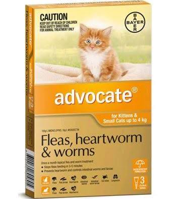 Advocate Kittens & Small Cats up to 4kg 3 Pack