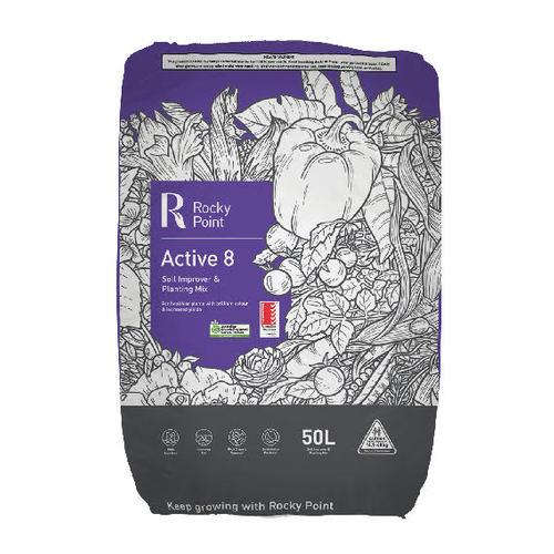 Rocky Point Mulching Active 8 Soil Improver & Planting Mix 50L 