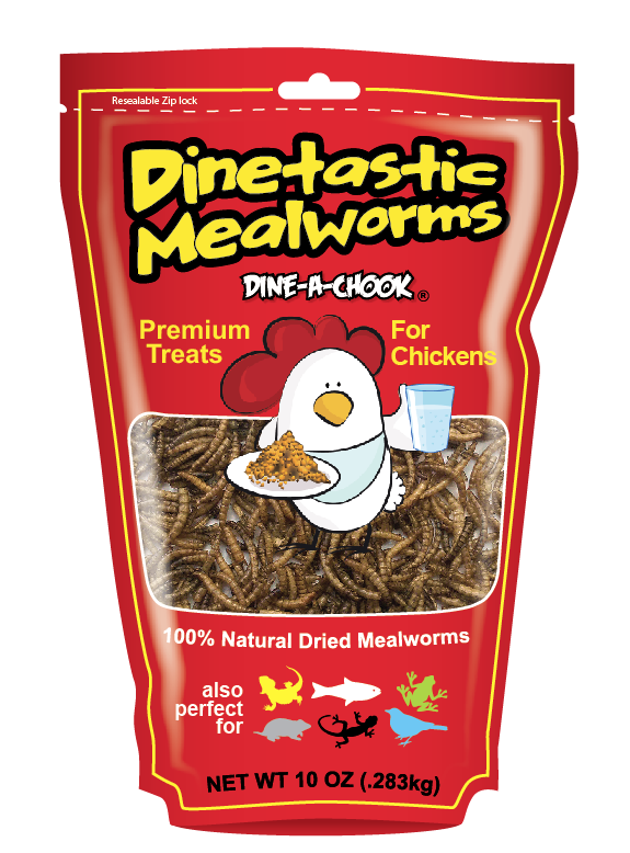 Mealworms Dried 283g Dine-A-Chook