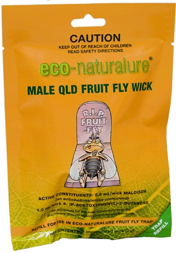 Eco-Naturalure Male QLD Fruit Fly Wick (Refill)