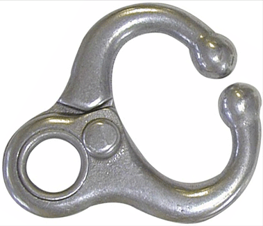 Cattle Nose Clamp - Show Lead Self Locking - Nickel Plated