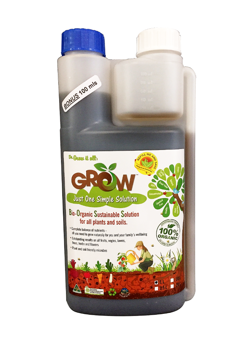 GROW 1LT Bio Organic Liquid Fertiliser 