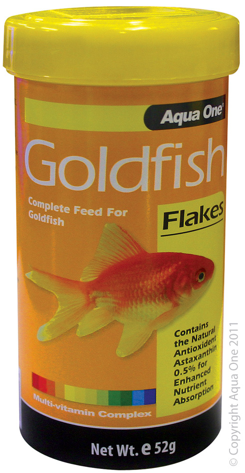 Aqua One Goldfish Flake Food 52g