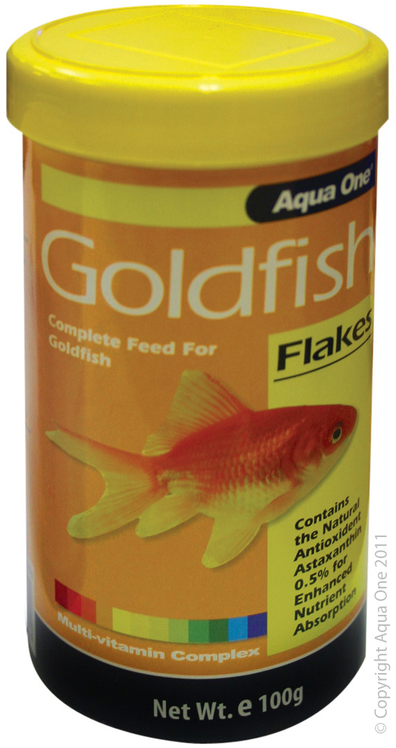 Aqua One Goldfish Flake Food 100g