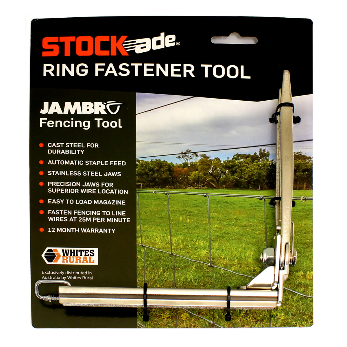 Whites Wires Jambro Ring Fastener Gun