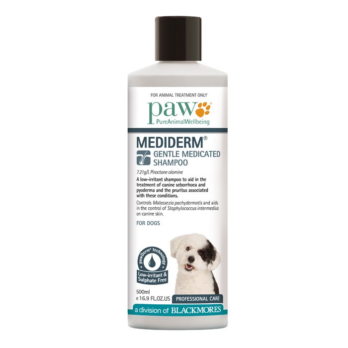 PAW MediDerm Gentle Medicated Shampoo 500ml