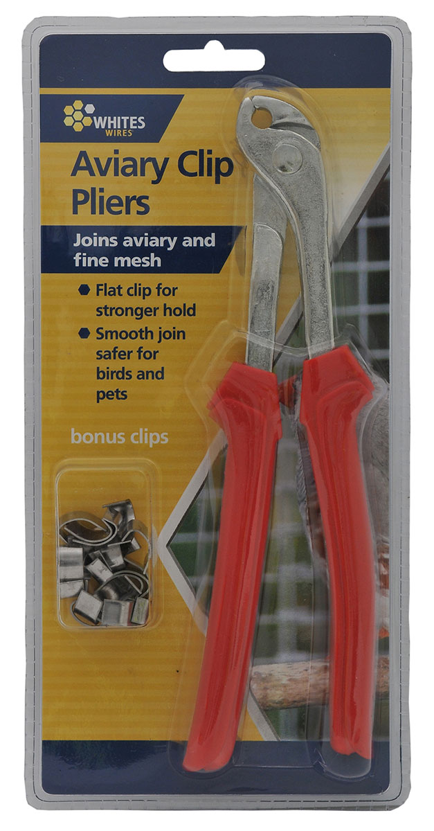 Whites Wires Aviary Clip Pliers Bonus 20 Clips