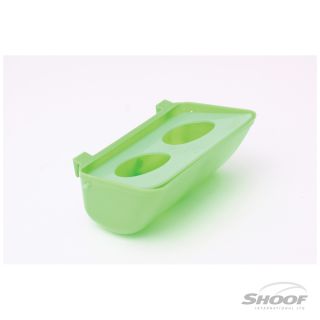 Plastic D Feeder Trough with Cover  
