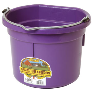 Feed Bucket Flat Back 8L