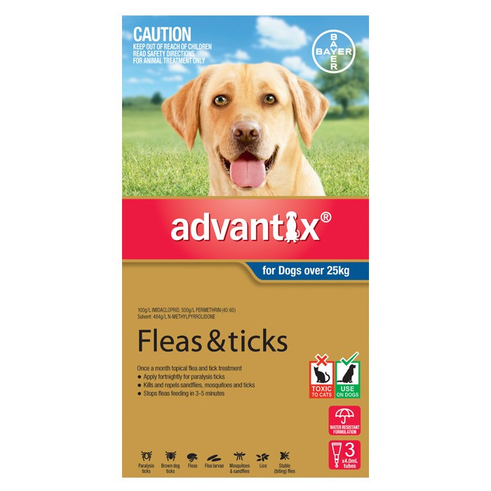 Advantix Dogs Over 25kg 6 Pack