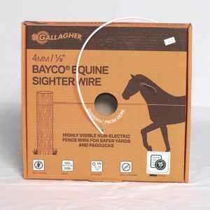 Gallagher Bayco Sighter Wire 4mm x 625m (White) SG6061 