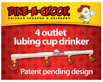 DINE-a-CHOOK Four Outlet Lubing Cup