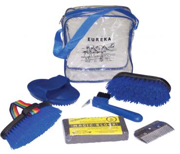 Eureka Pony Club Grooming Kit (Blue)