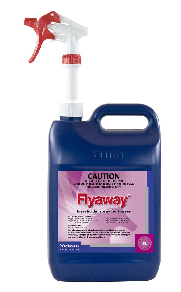 Virbac Flyaway Insecticidal Spray for Horses 5L