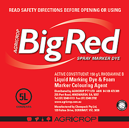 Big Red Spray Marker Dye 1L 