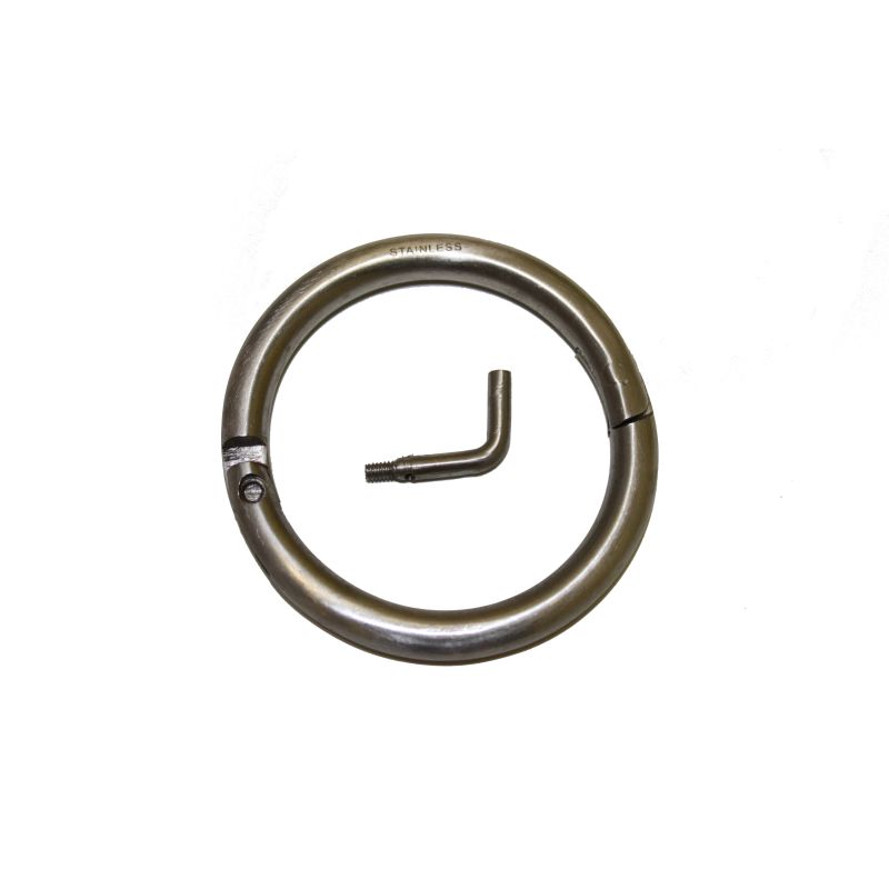 Bull Nose Ring Stainless Steel 2 1/2"