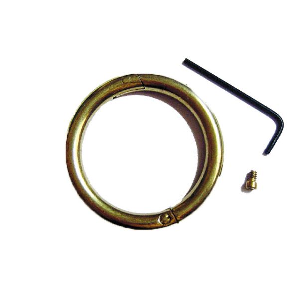 Bull Nose Ring Brass 3" Medium