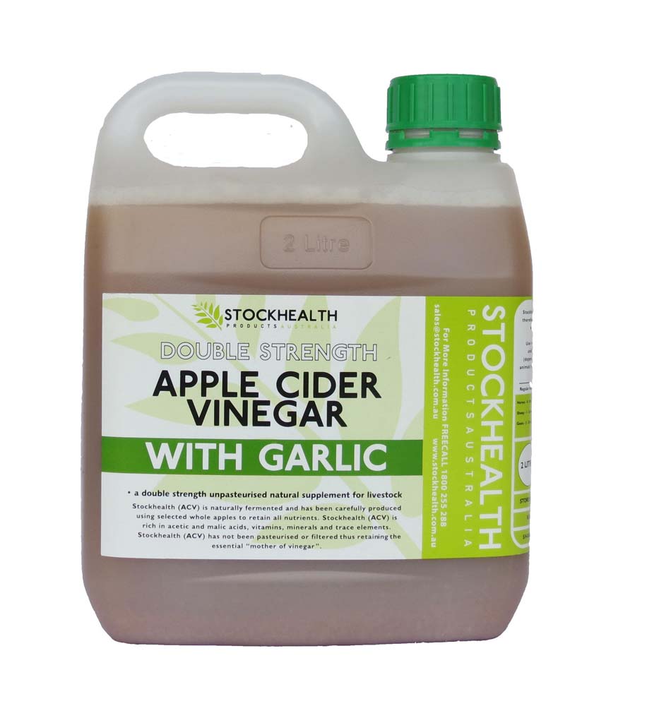 Stockhealth Apple Cider Vinegar Double Strength with Garlic 2L