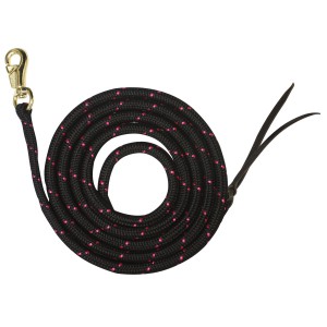 Bambino Training Lead Rope 16mm x 7' Black/Pink 