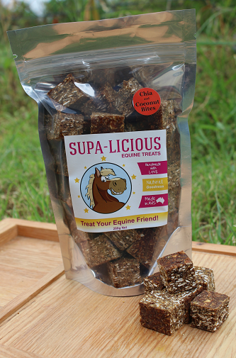 Supa-Licious Equine Treats Chia & Coconut Bites 280g 