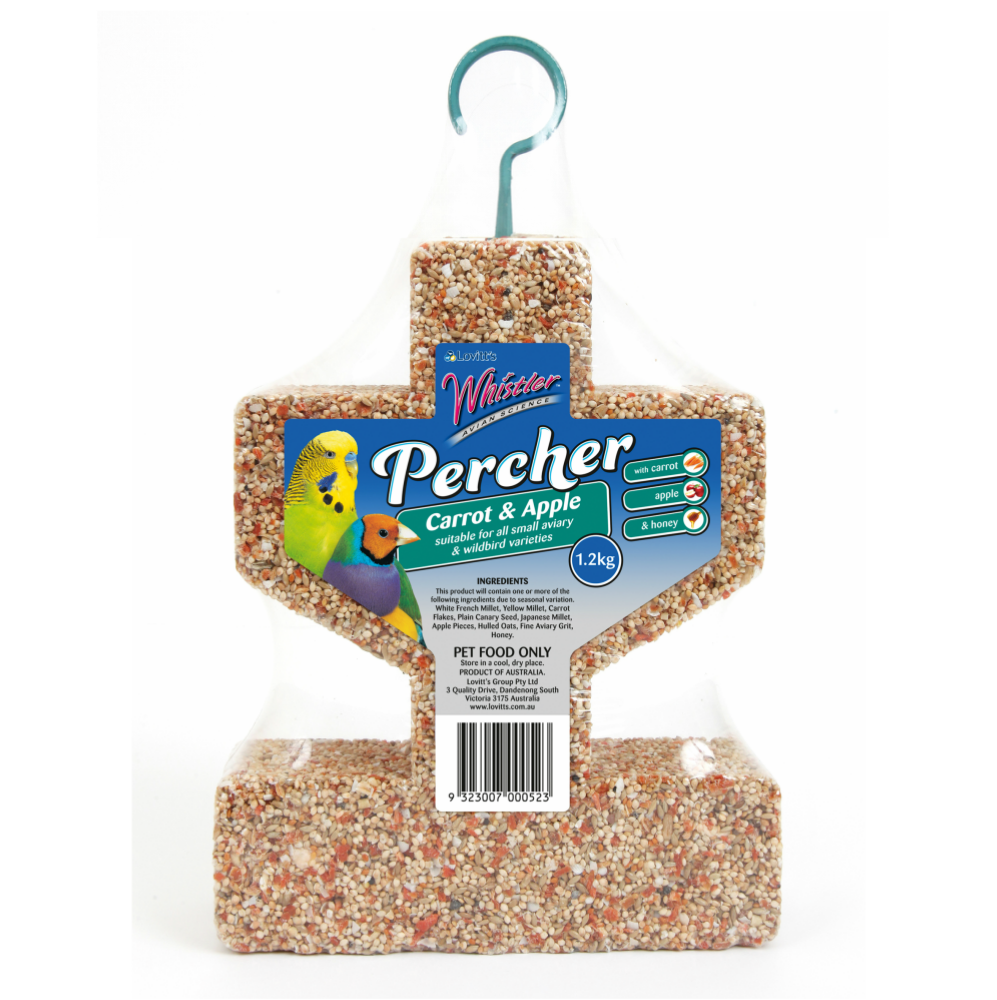 Whistler Carrot and Apple Seed Percher 1.2kg