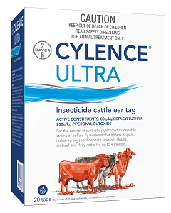 Cylence Ultra Insecticide Cattle Ear Tag 20PK
