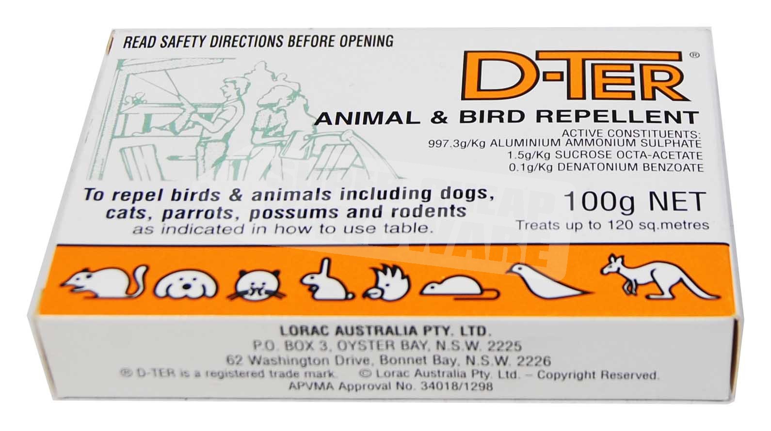 D-Ter Animal & Bird Repellent 100g