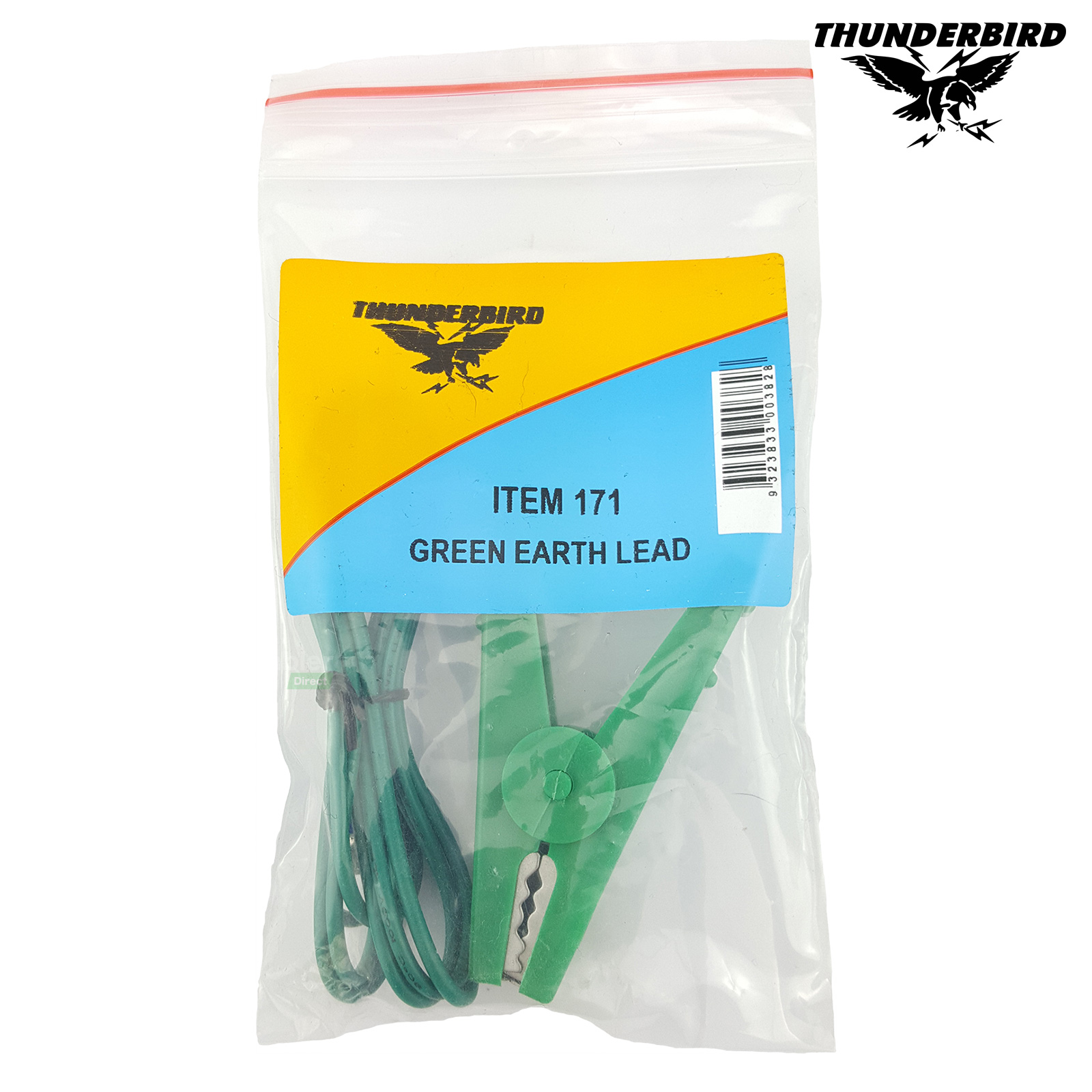 Thunderbird Green Earth Lead & Clip Ef171