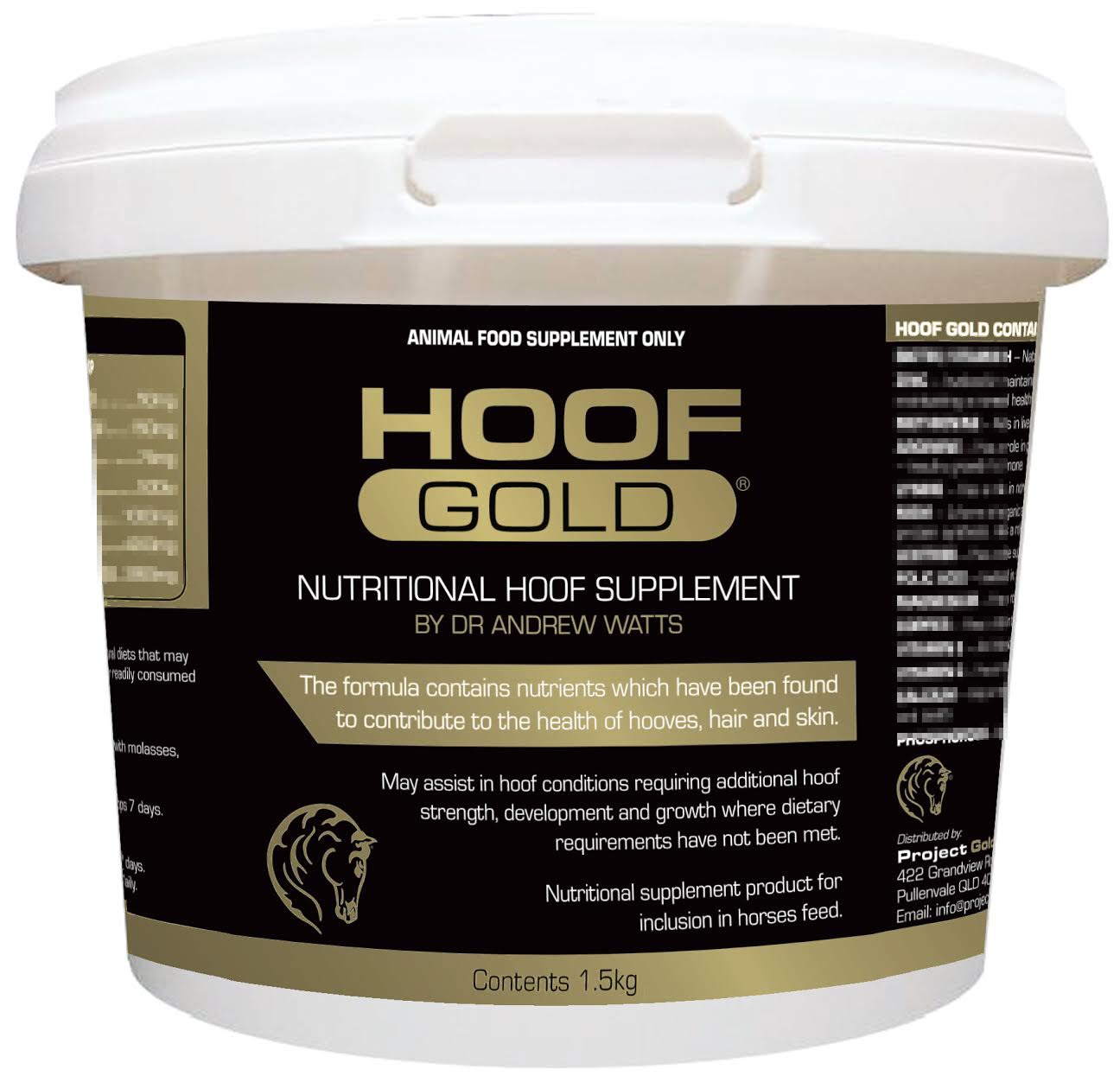 Hoof Gold Nutritional Hoof Supplement 1.5kg 