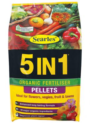 Searles 5 in 1 Plus Organic Plant Food Pellet 5kg