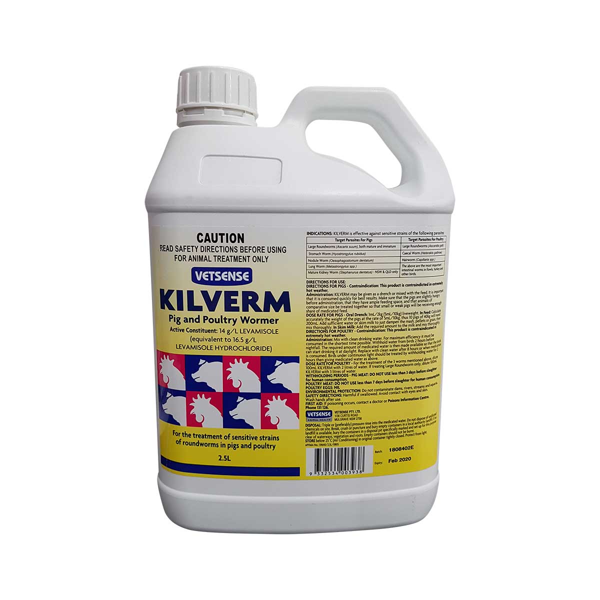 Kilverm 2.5Lt Vetsense