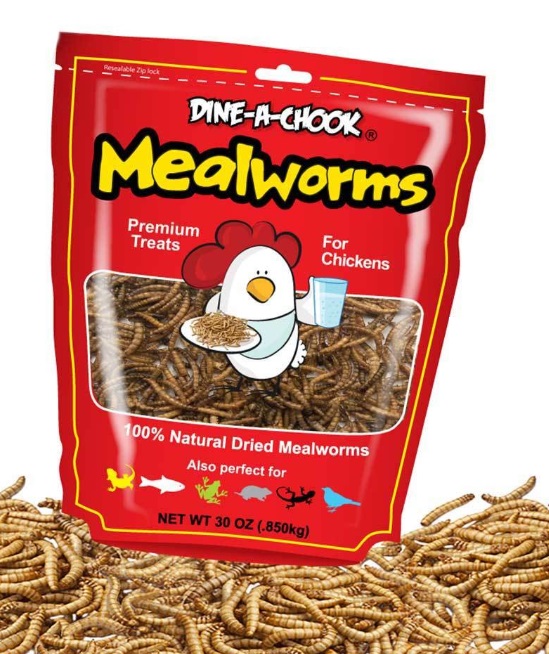 Mealworms Dried 850g Dine-A-Chook