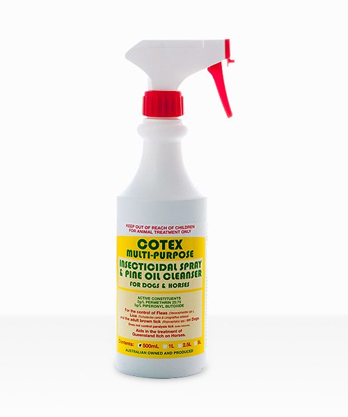 Cotex Insecticidal Spray & Pine Oil Cleanser For Dogs & Horses 500ml