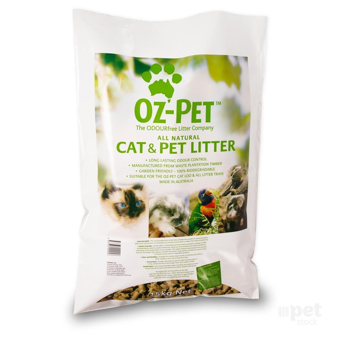 Oz Pet All Natural Cat & Pet Litter 15kg