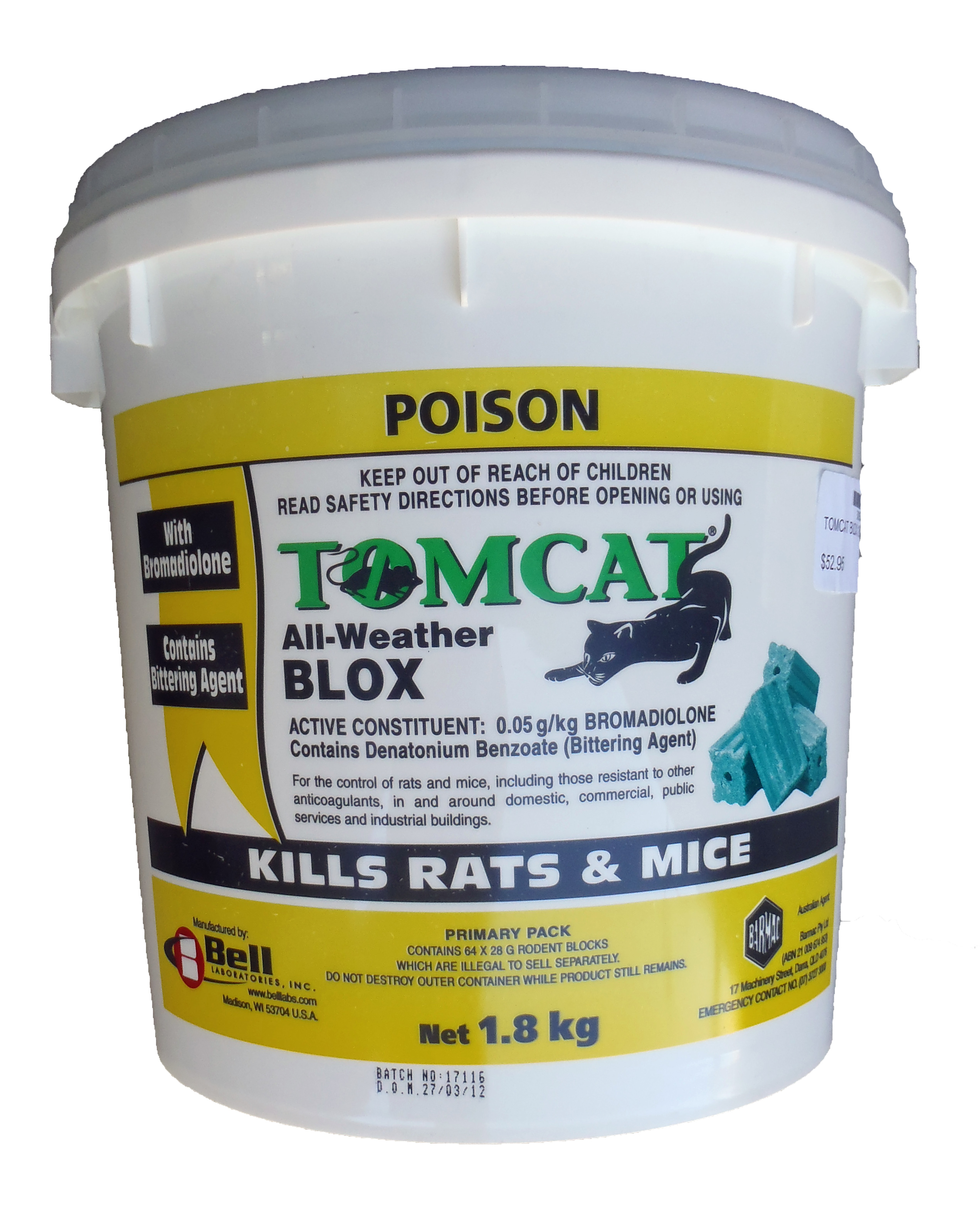 Tomcat All Weather Blox 1.8kg (Green)
