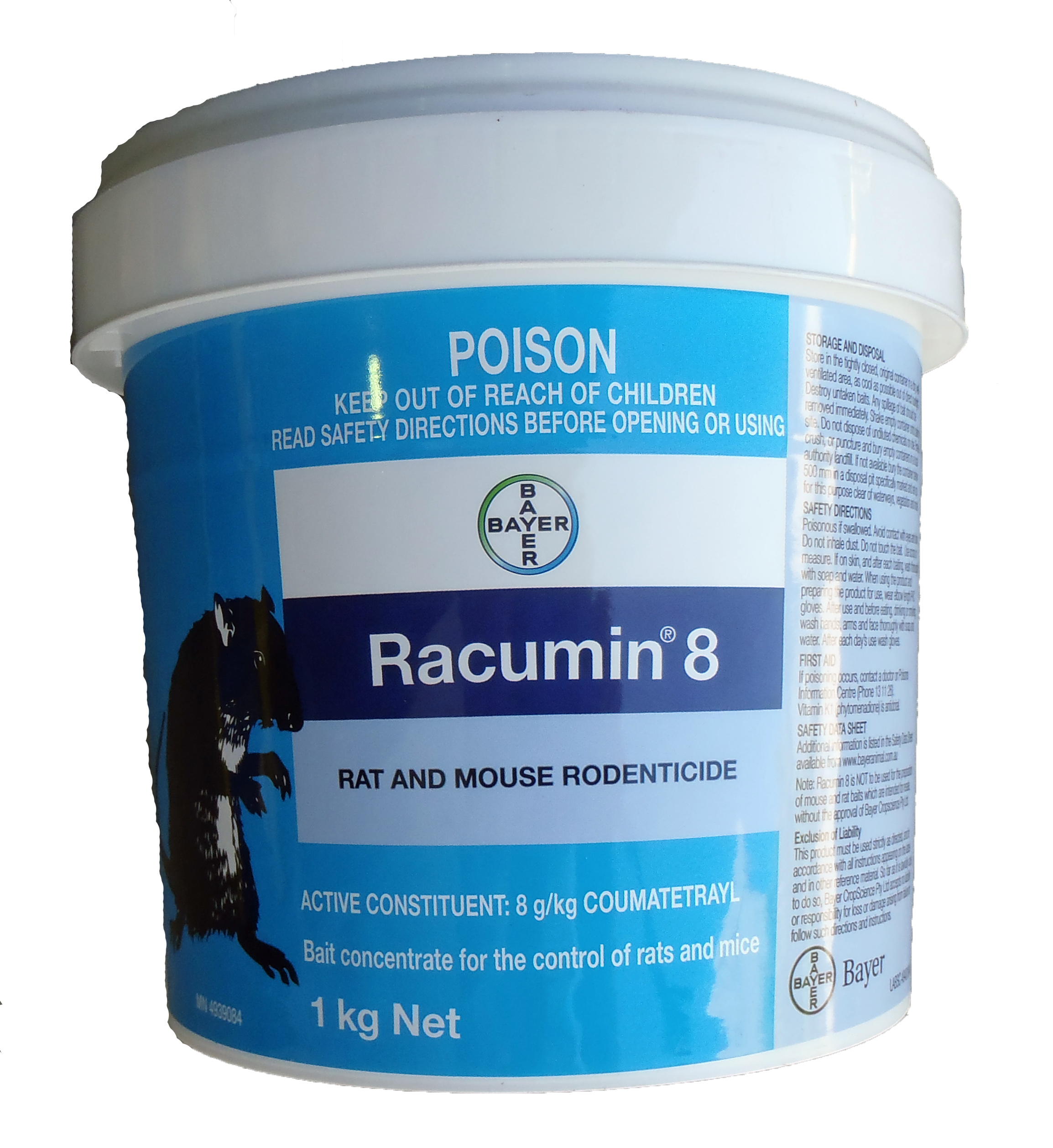 Racumin 8 Rat & Mouse Rodenticide Powder 1kg