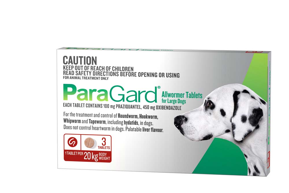 Paragard Allwormer for Large Dogs 3pk