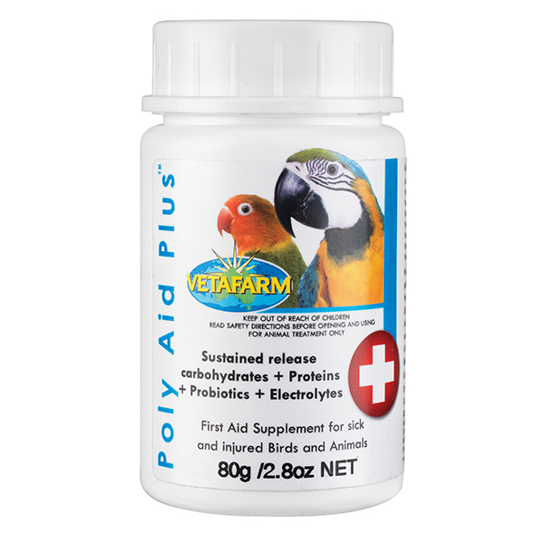 Vetafarm Poly-Aid Plus with Probiotic 80g