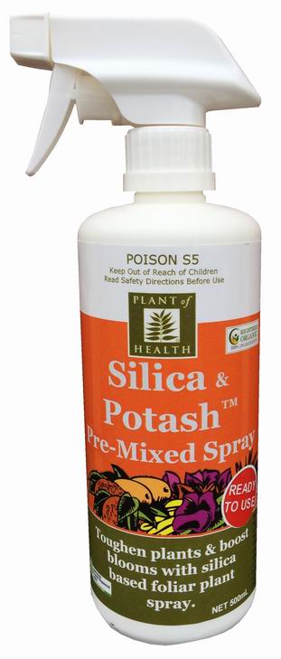 Silica & Potash Pre Mixed Spray 500mL Plant of Health  