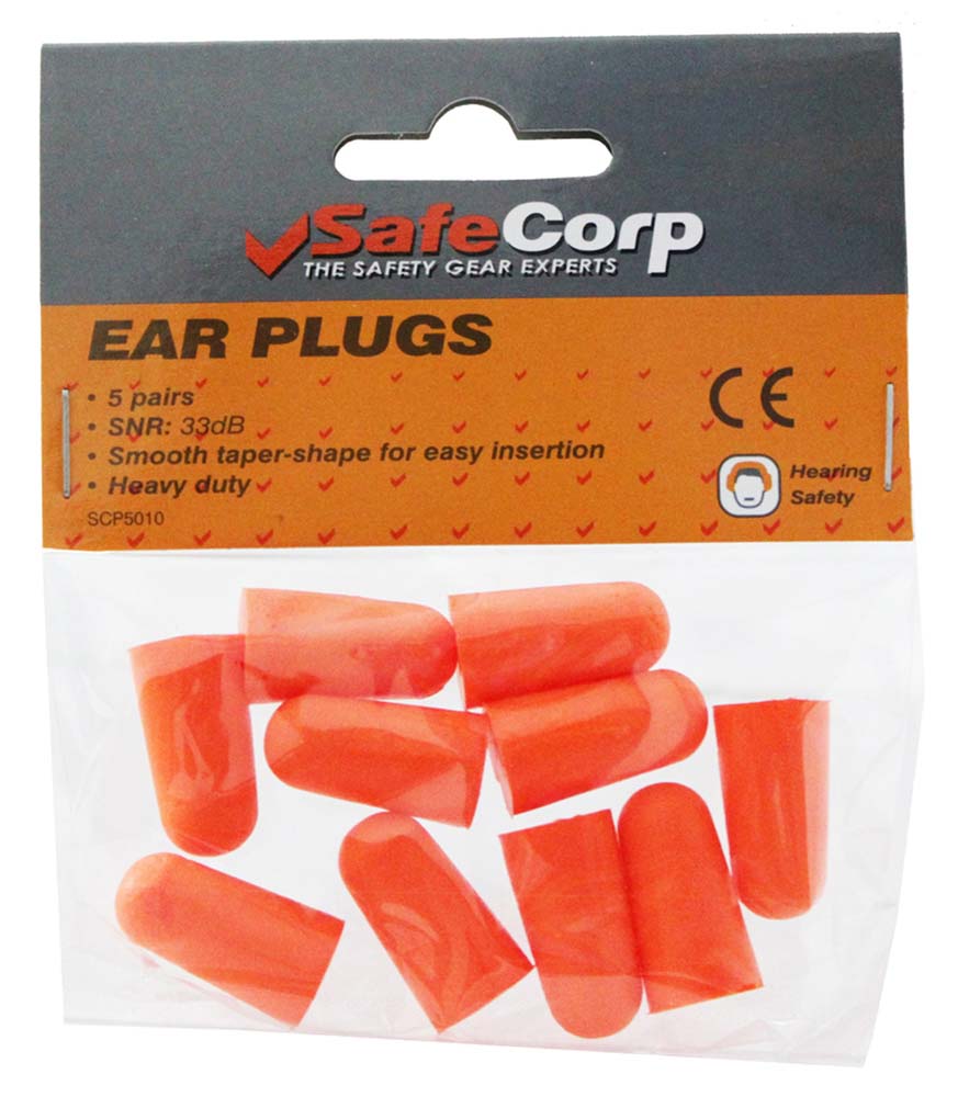 Safecorp Ear Plugs 5 Pack 