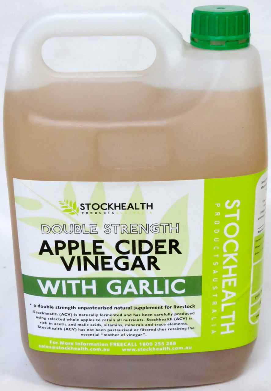 Stockhealth Apple Cider Vinegar Double Strength with Garlic 5L
