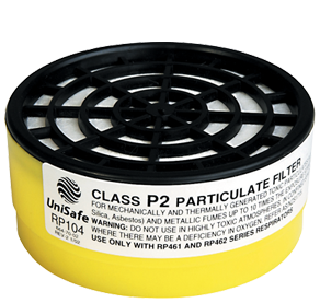 UniSafe RP104 filter - P2 Particulate  