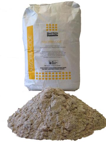 Mount Sylvia Absorbacide Diatomite Super Fines (Diatomaceous Earth) 12.5kg 