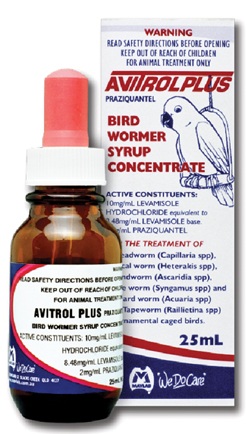 Avitrol Plus Bird Wormer Syrup 25mL