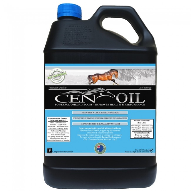 Complete Equine Nutrition CEN Oil 4.5L Powerful Omega 3 Boost