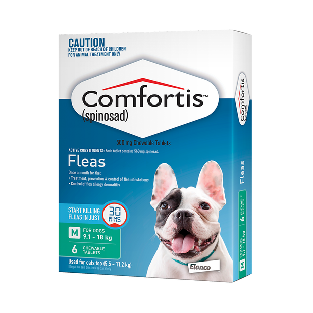 Comfortis Dogs Medium 9.1 - 18kg