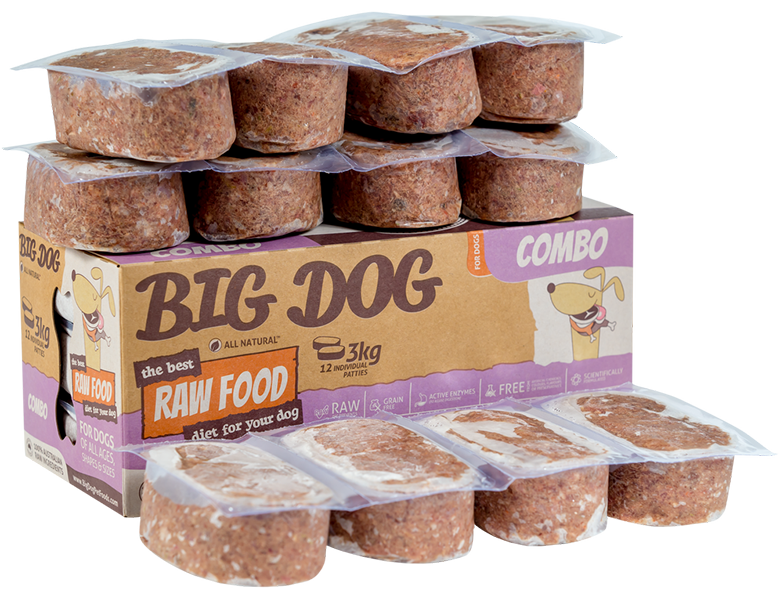 Big Dog RAW Food Diet Combo 12 x 250G (3KG)
