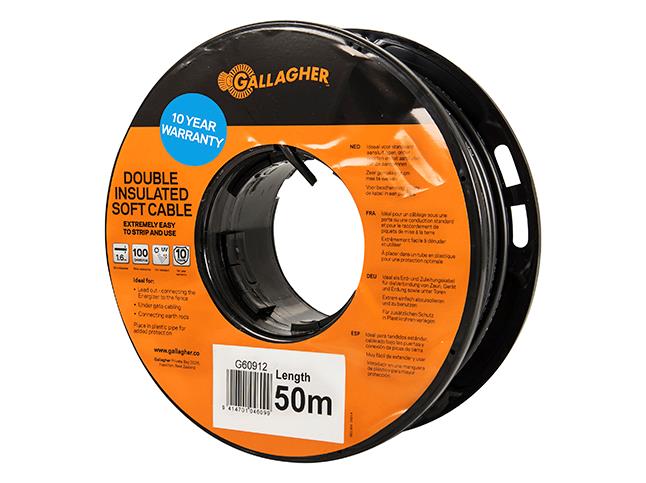 Gallagher 2.5mm x 60mt Double Insulated Soft Cable G62719