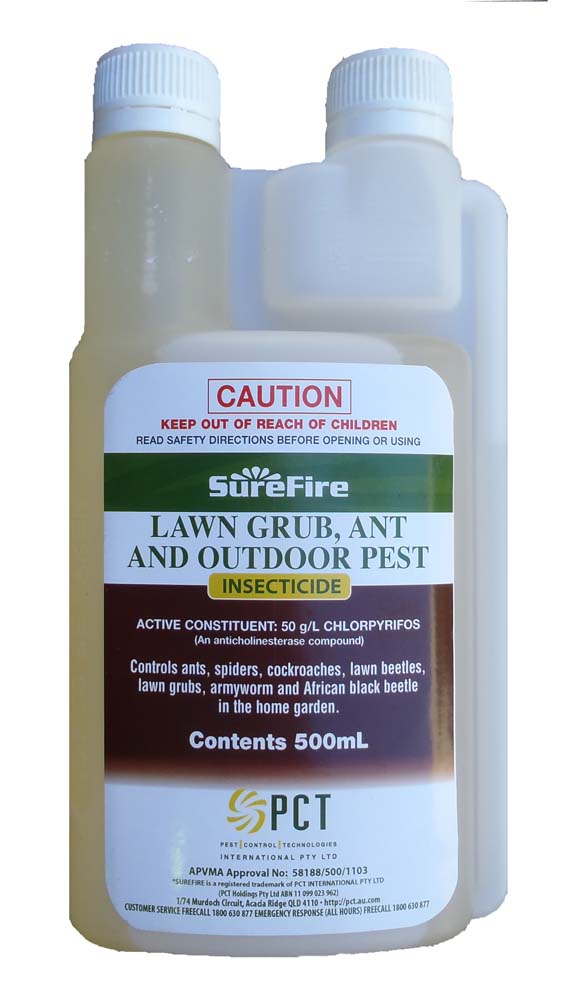 Surefire Lawn Grub, Ant & Outdoor Pest Insecticide 500mL