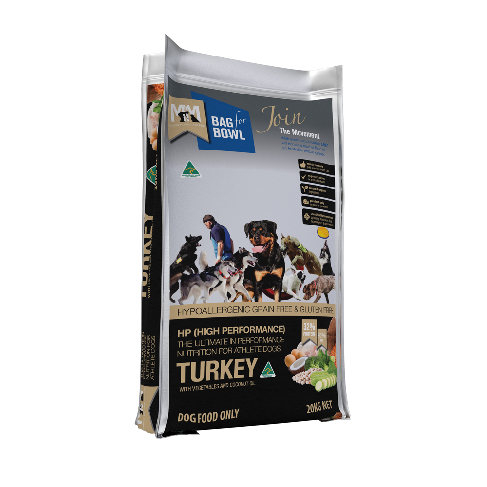 Meals for Mutts Adult HP (High Performance) Grain Free Gluten Free Formula 20kg 